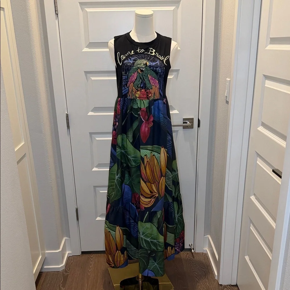 FARM Rio Fantasy Midi Dress Size XS